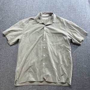 Perry Ellis Men's Short Sleeve Button  Shirt Size‎ Large
